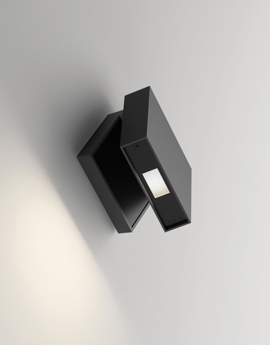 Alpha Wall Light 7942 Graphite And Black