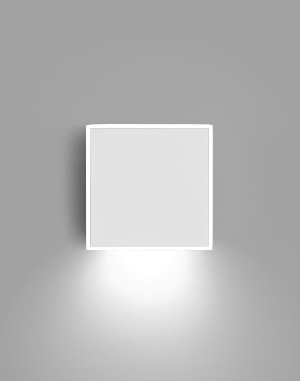 Alpha Flush Wall Light 7925 White