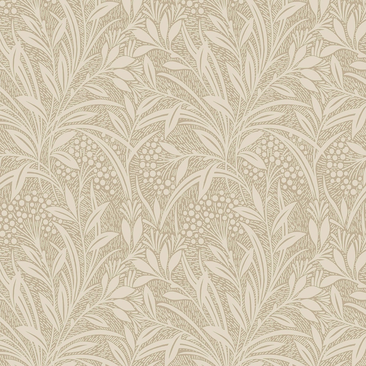 Laura Ashley Barley Leaves Wallpaper Dusky Natural 113340