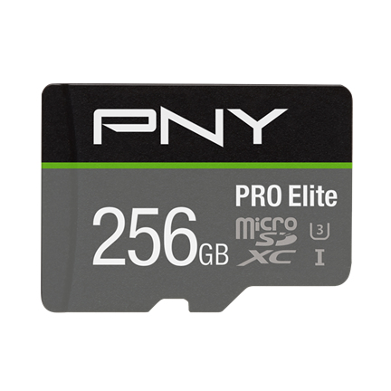 Pny Pro Elite Memory Card 256 Gb Microsdxc Class 10 Uhs-I