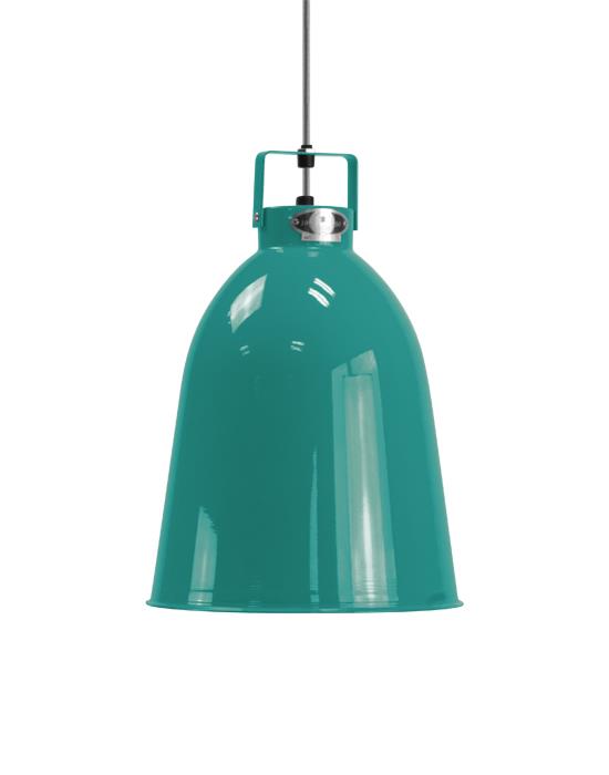 Jielde Clement Pendant Small Water Blue Matt White Interior Blue Designer Pendant Lighting