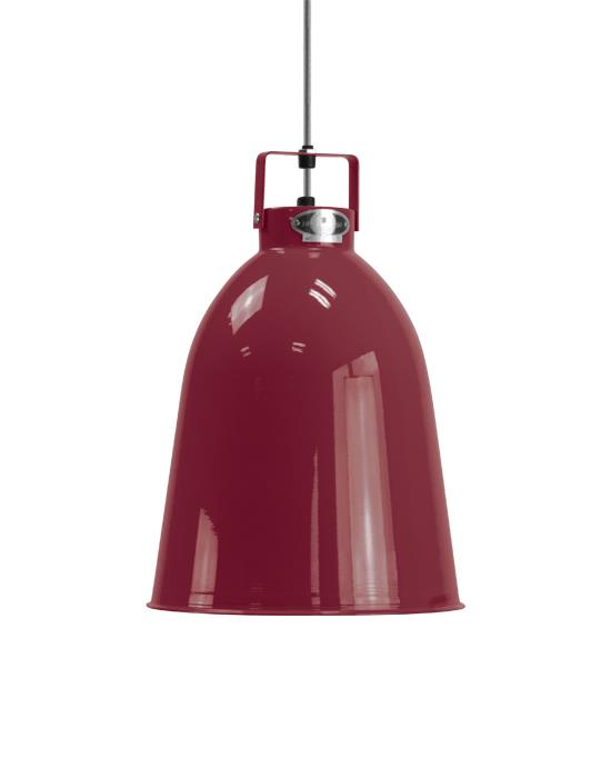 Jielde Clement Pendant Small Burgundy Matt White Interior Purple Designer Pendant Lighting