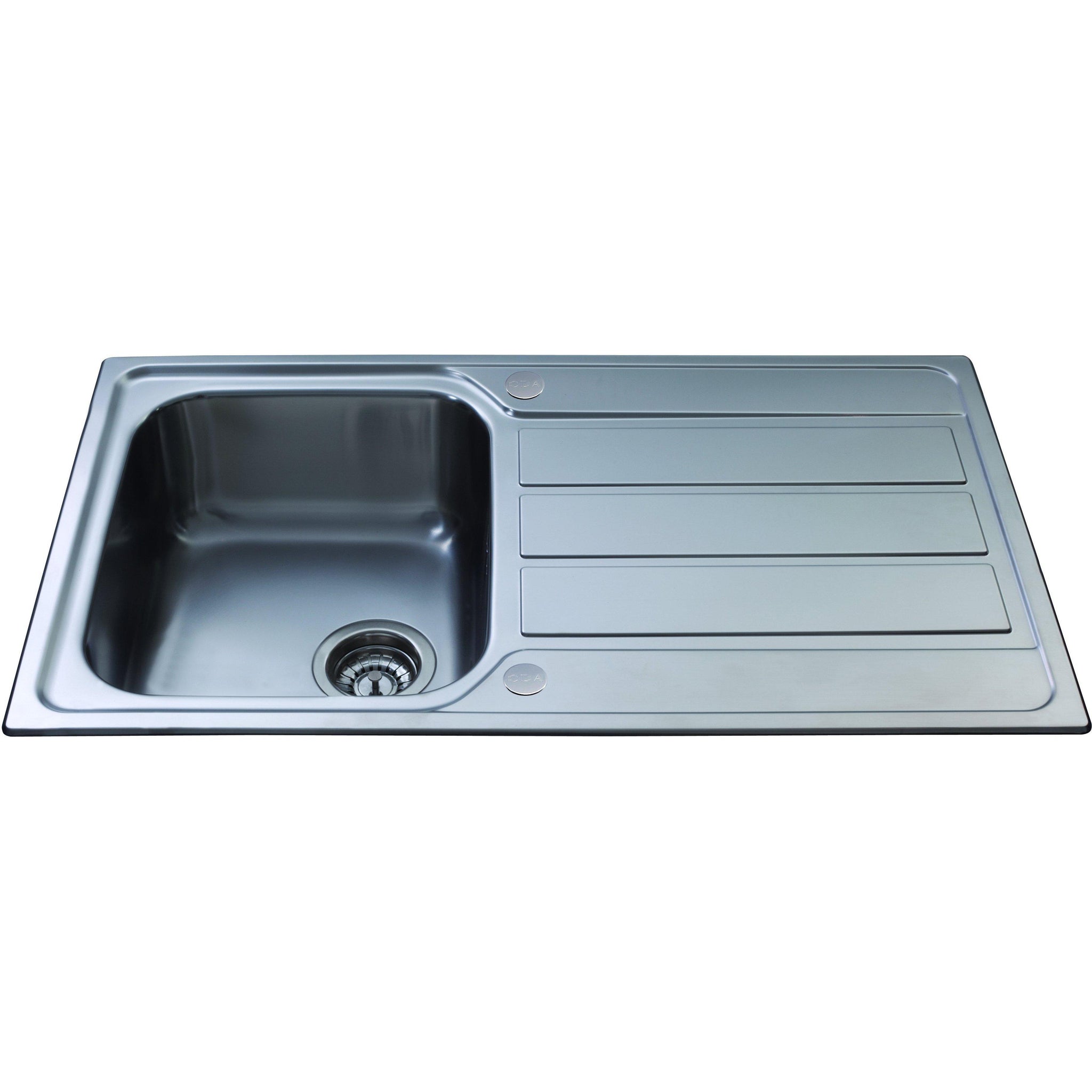 Cda Ka50ss Inset Compact Single Bowl Sink Stainless Steel