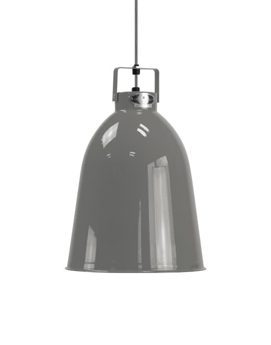 Jielde Clement Pendant Small Mouse Grey Matt Silver Interior Grey Designer Pendant Lighting