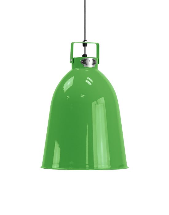 Jielde Clement Pendant Small Apple Green Gloss White Interior Green Designer Pendant Lighting