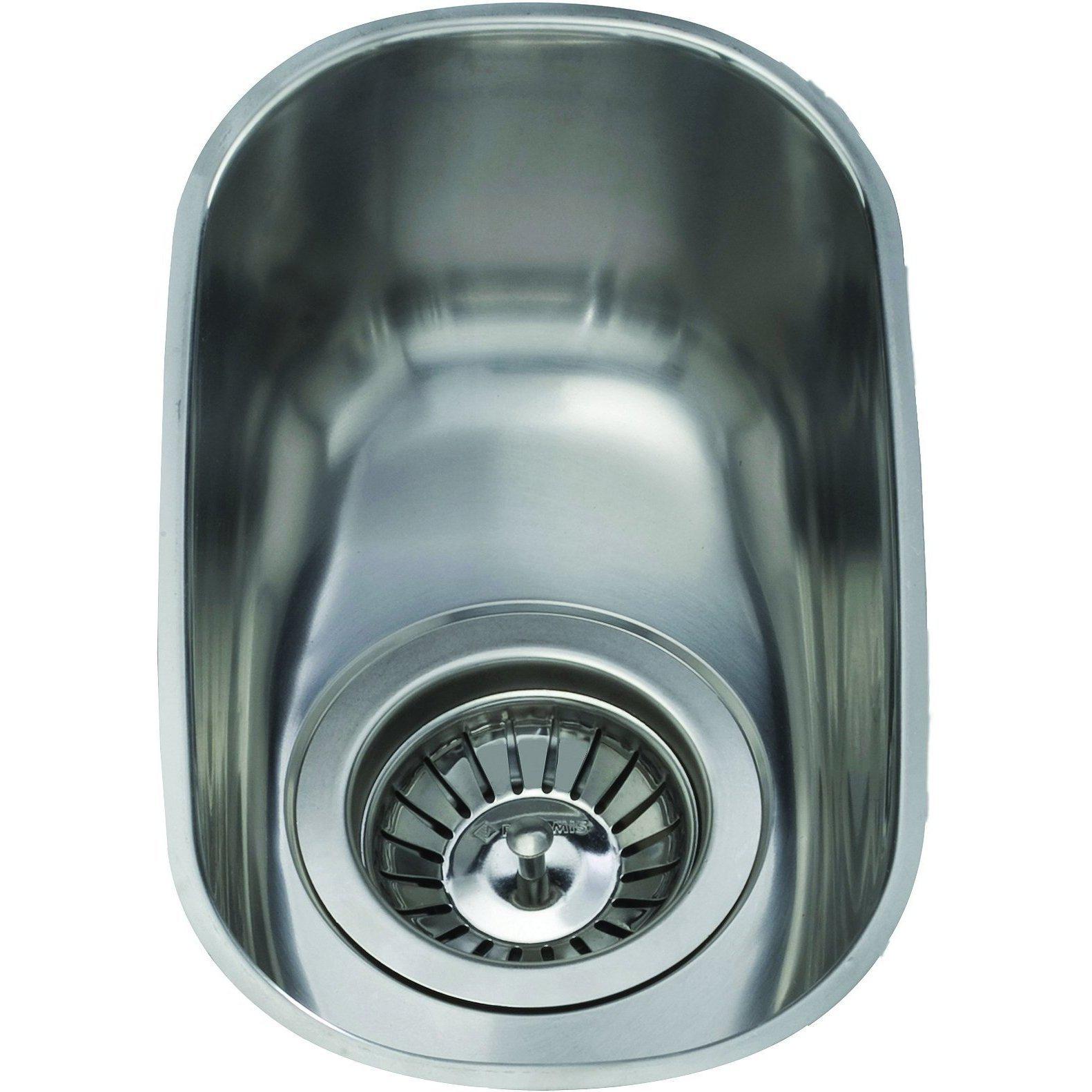 Cda Kcc21ss Undermount Curved Single Bowl Sink Stainless Steel