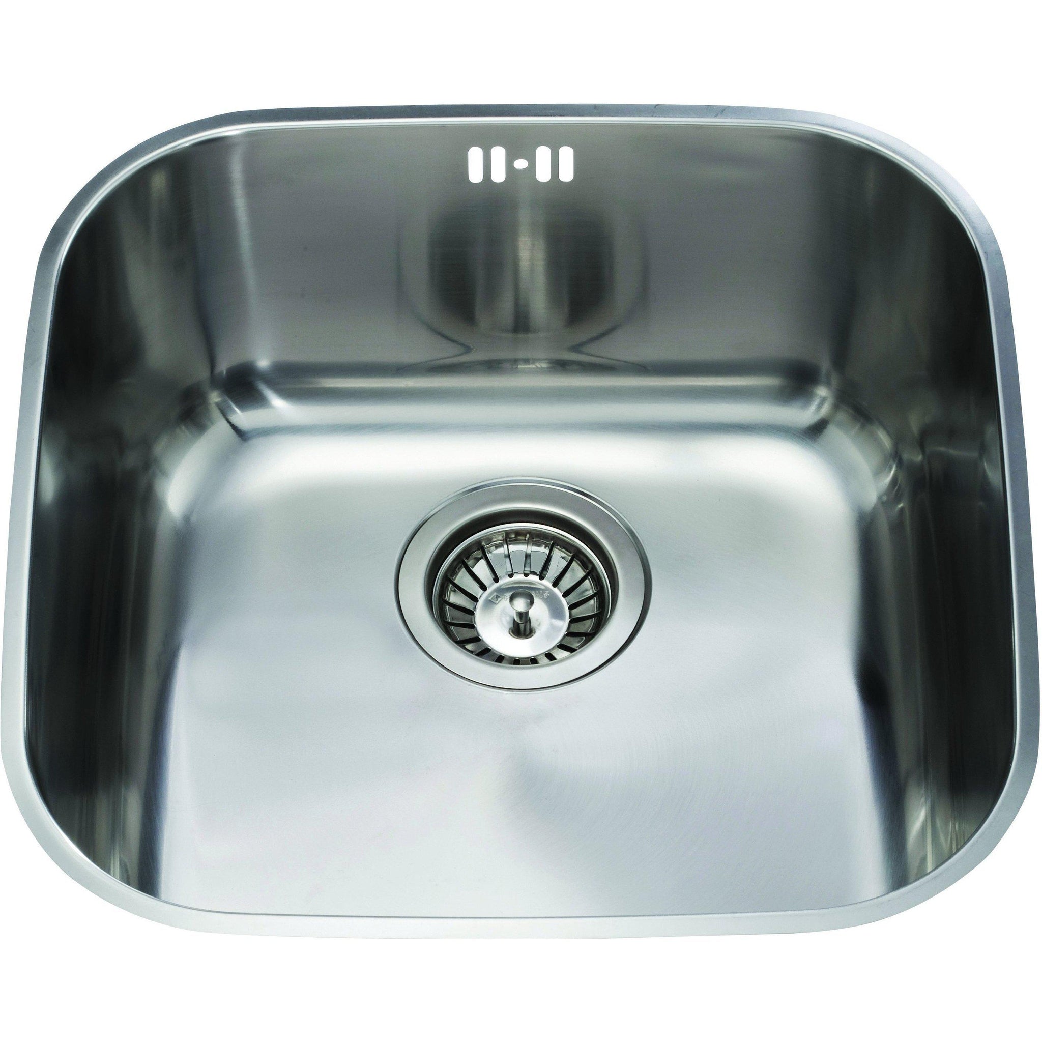 Cda Kcc23ss Undermount Curved Single Bowl Sink Stainless Steel