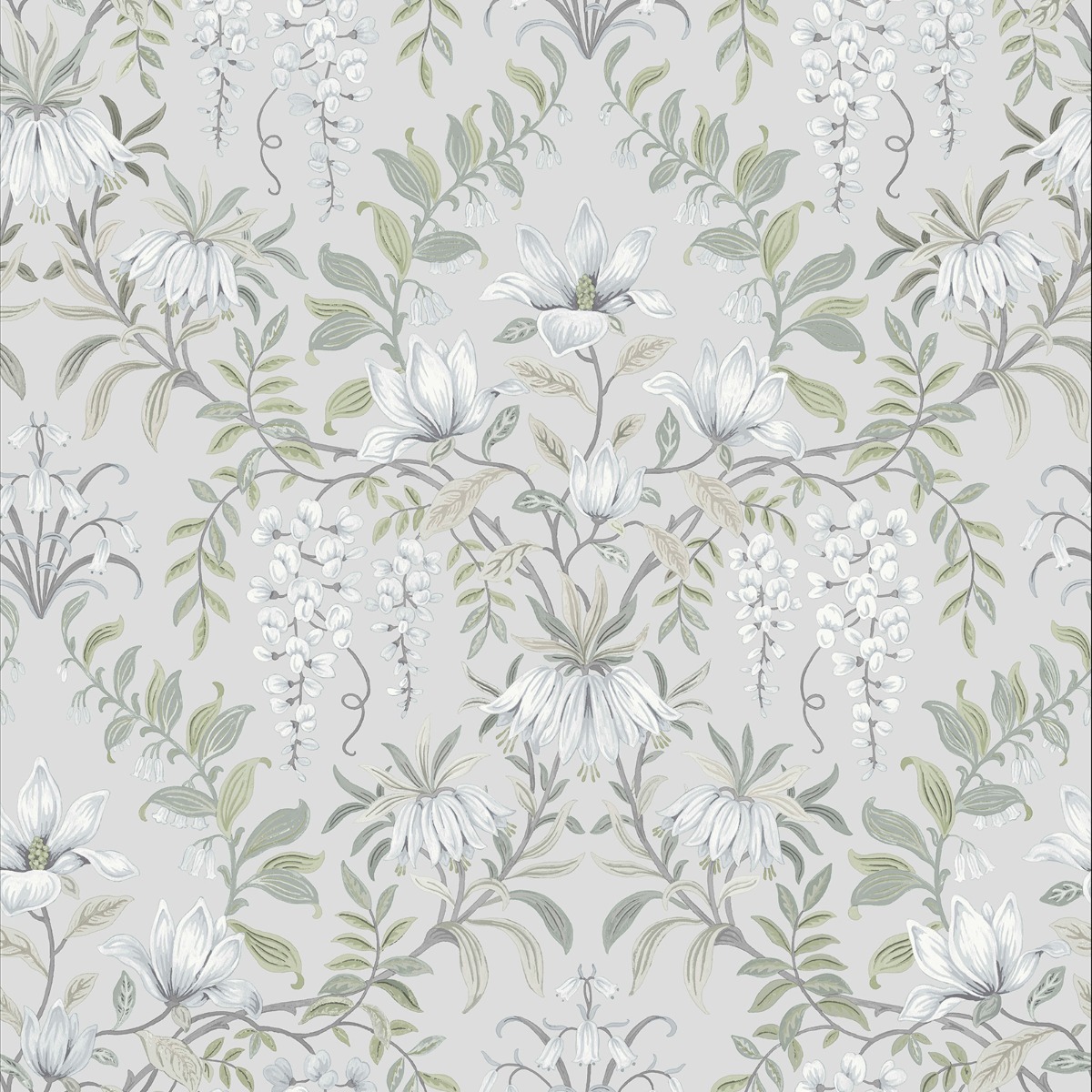 Laura Ashley Parterre Wallpaper Sage 113406