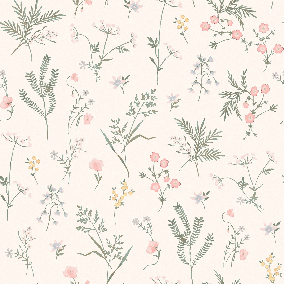 Laura Ashley Crosswell Wallpaper Coral Pink 118480