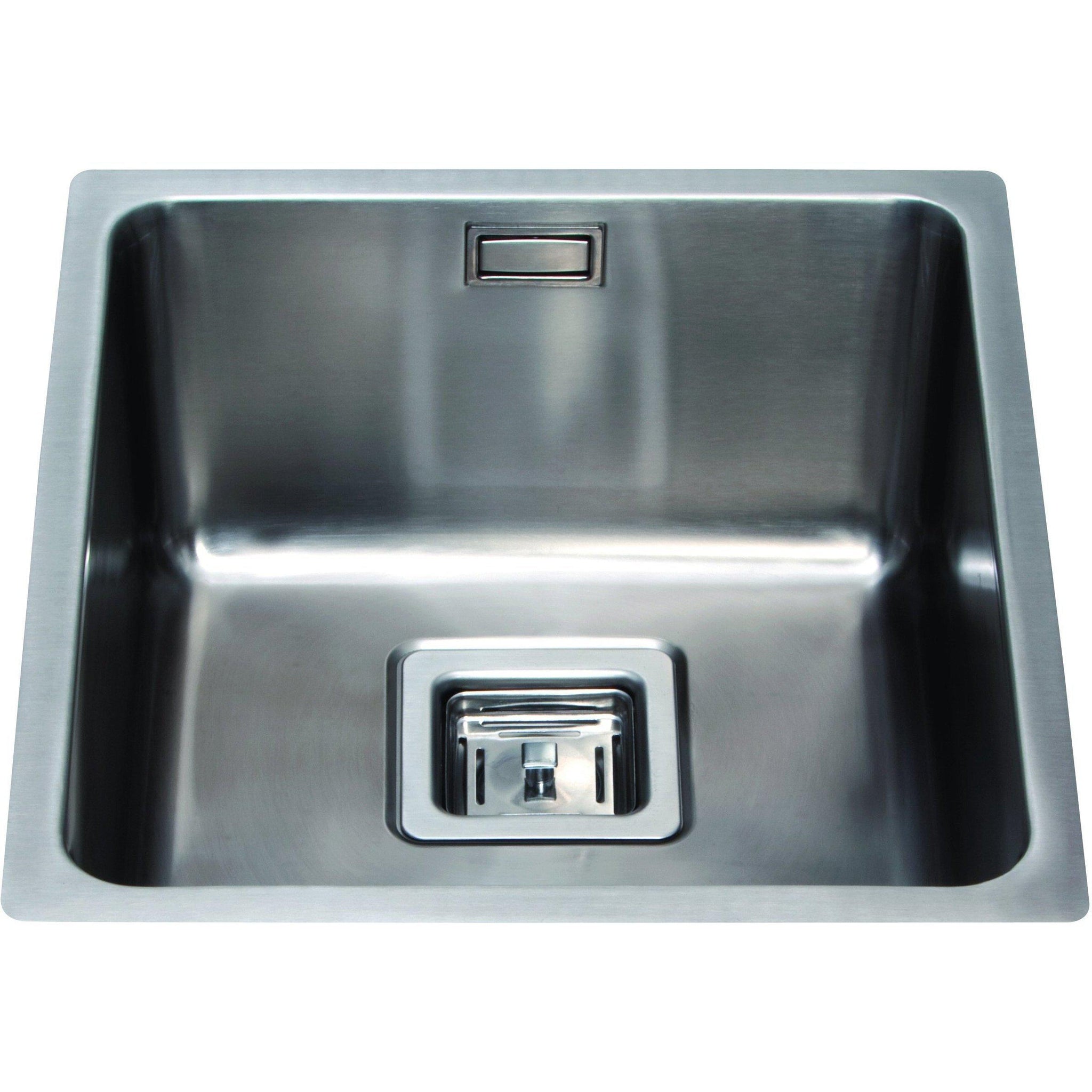Cda Ksc23ss Undermount Square Single Bowl Sink Stainless Steel
