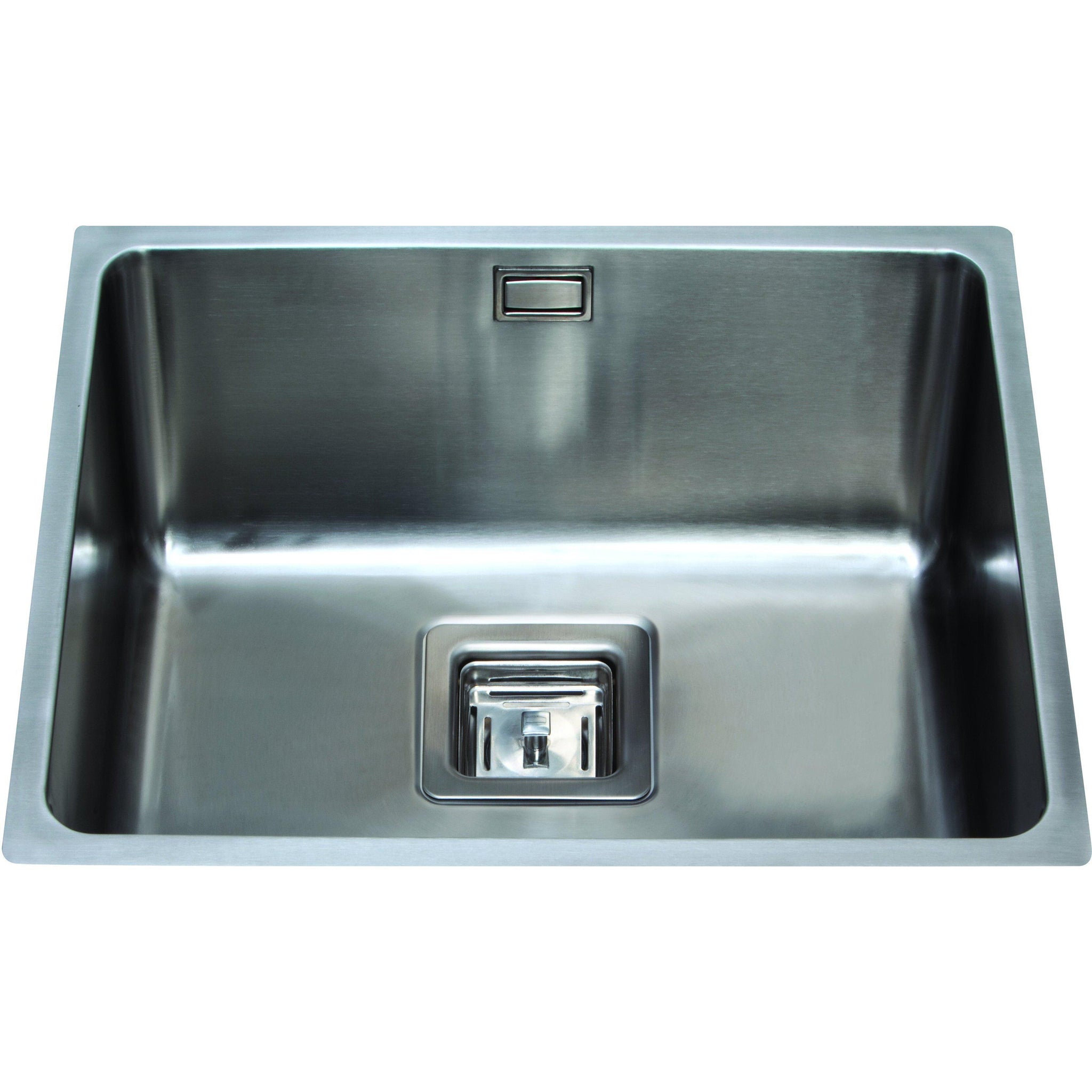 Cda Ksc24ss Undermount Square Single Bowl Sink Stainless Steel