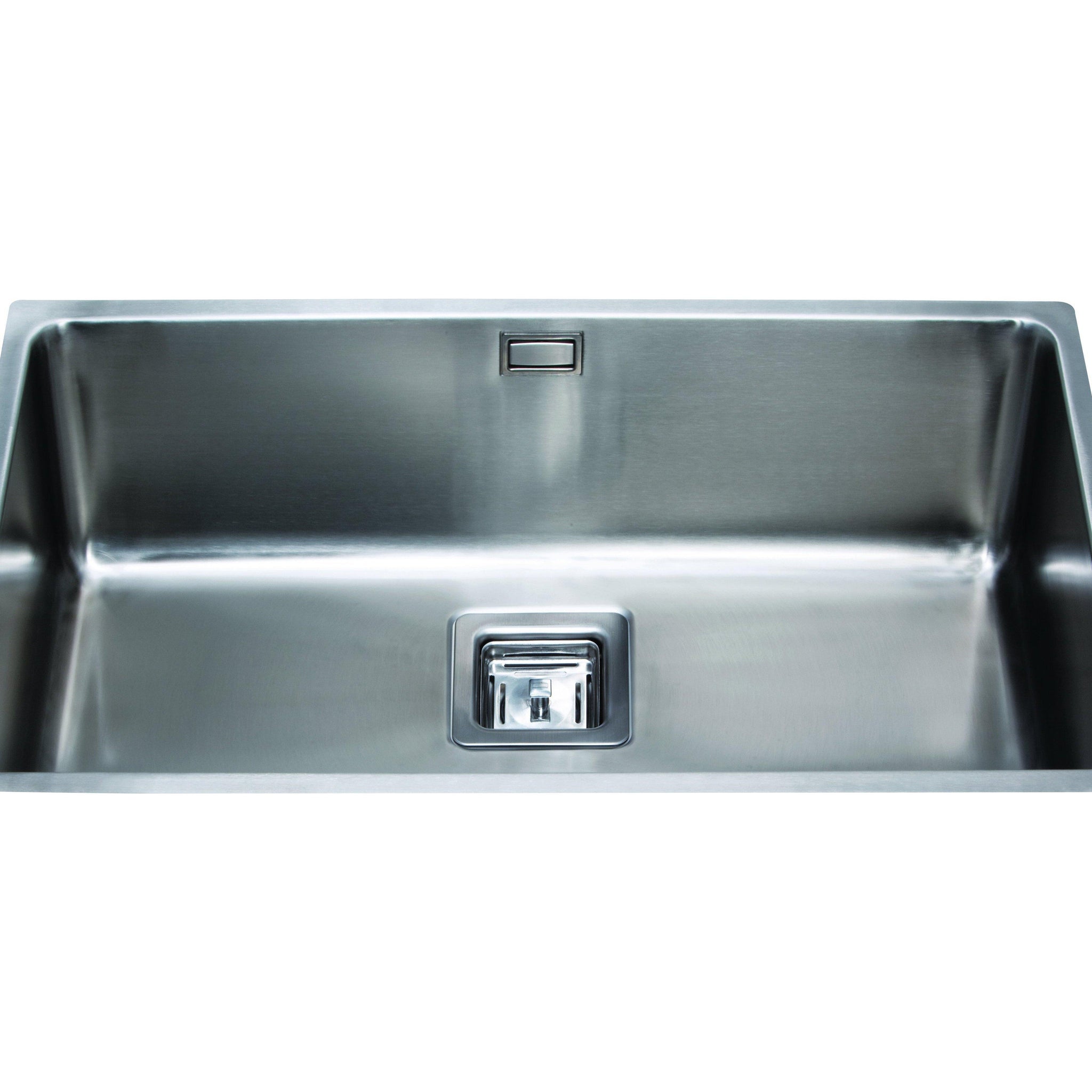 Cda Ksc25ss Undermount Square Single Bowl Sink Stainless Steel