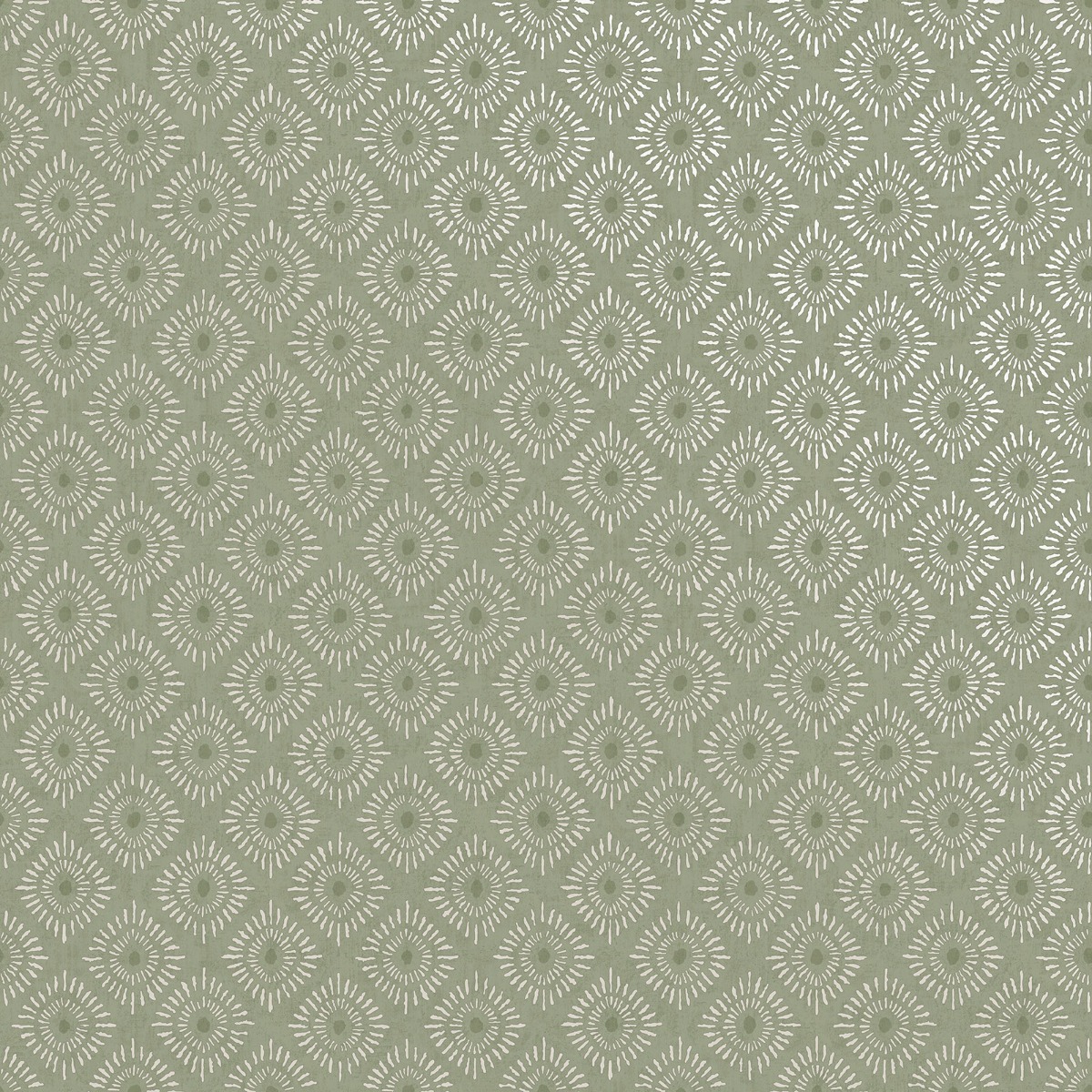 Holden Decor Indian Sunburst Sage Wallpaper, Green