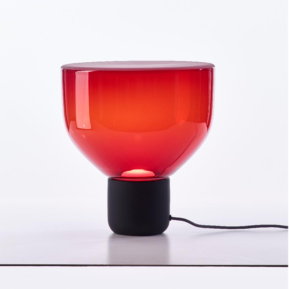 Lightline Table Light Pc981 Red Clear Gloss