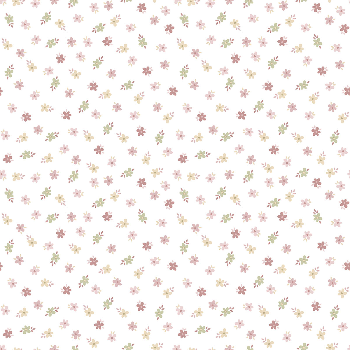 Little Explorers 2 Wallpaper Five Leaf Flower Pink Galerie 14844