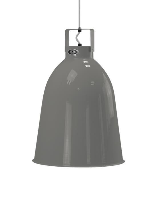 Jielde Clement Pendant Large Mouse Grey Matt Silver Interior Grey Designer Pendant Lighting