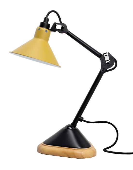 Lampe Gras 207 Table Lamp Black Satin Arm