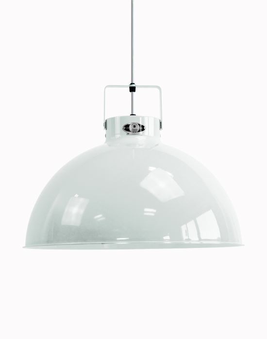 Jielde Dante Pendant Medium White White Gloss White Designer Pendant Lighting