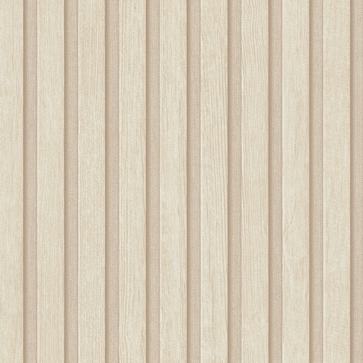 Wood Slats Heavyweight Vinyl Wallpaper Cream AS Creation 39109-6