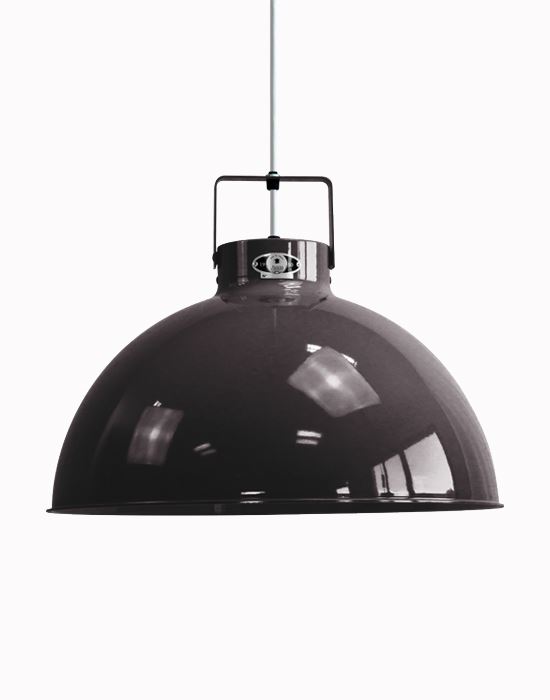 Jielde Dante Pendant Medium Black White Matt Black Designer Pendant Lighting