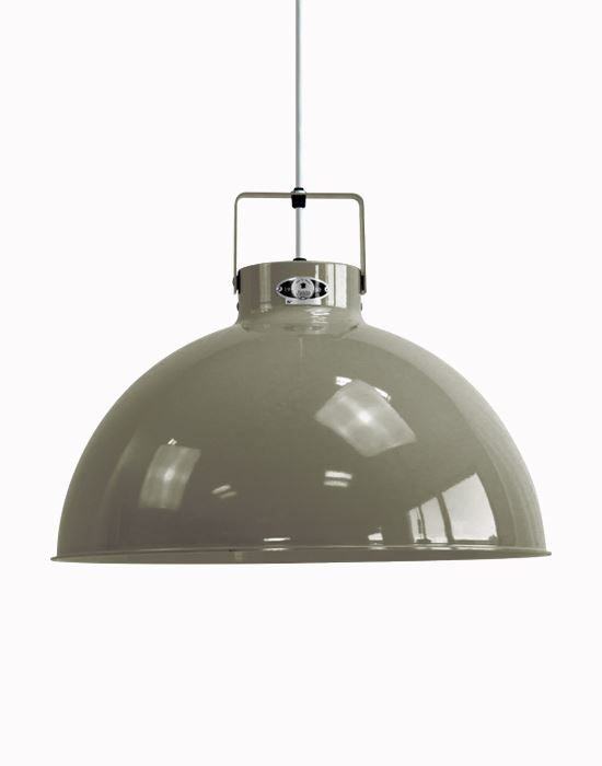 Jielde Dante Pendant Medium Khaki White Matt Green Designer Pendant Lighting