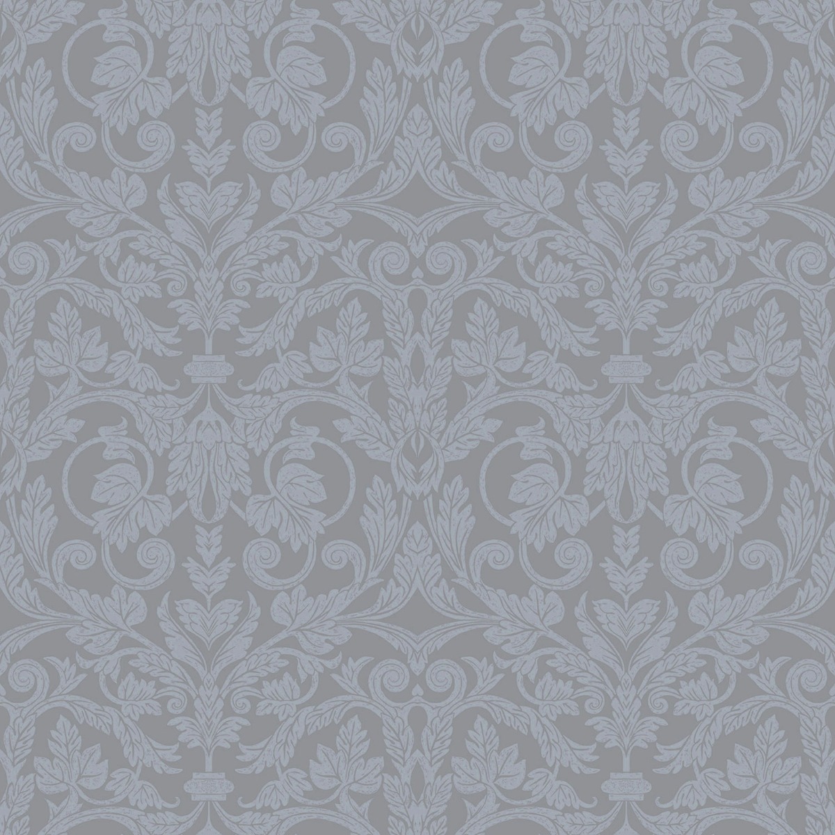 Galerie Ekbacka Collection Blue/Grey Rosali Traditional Damask Wallpaper Roll