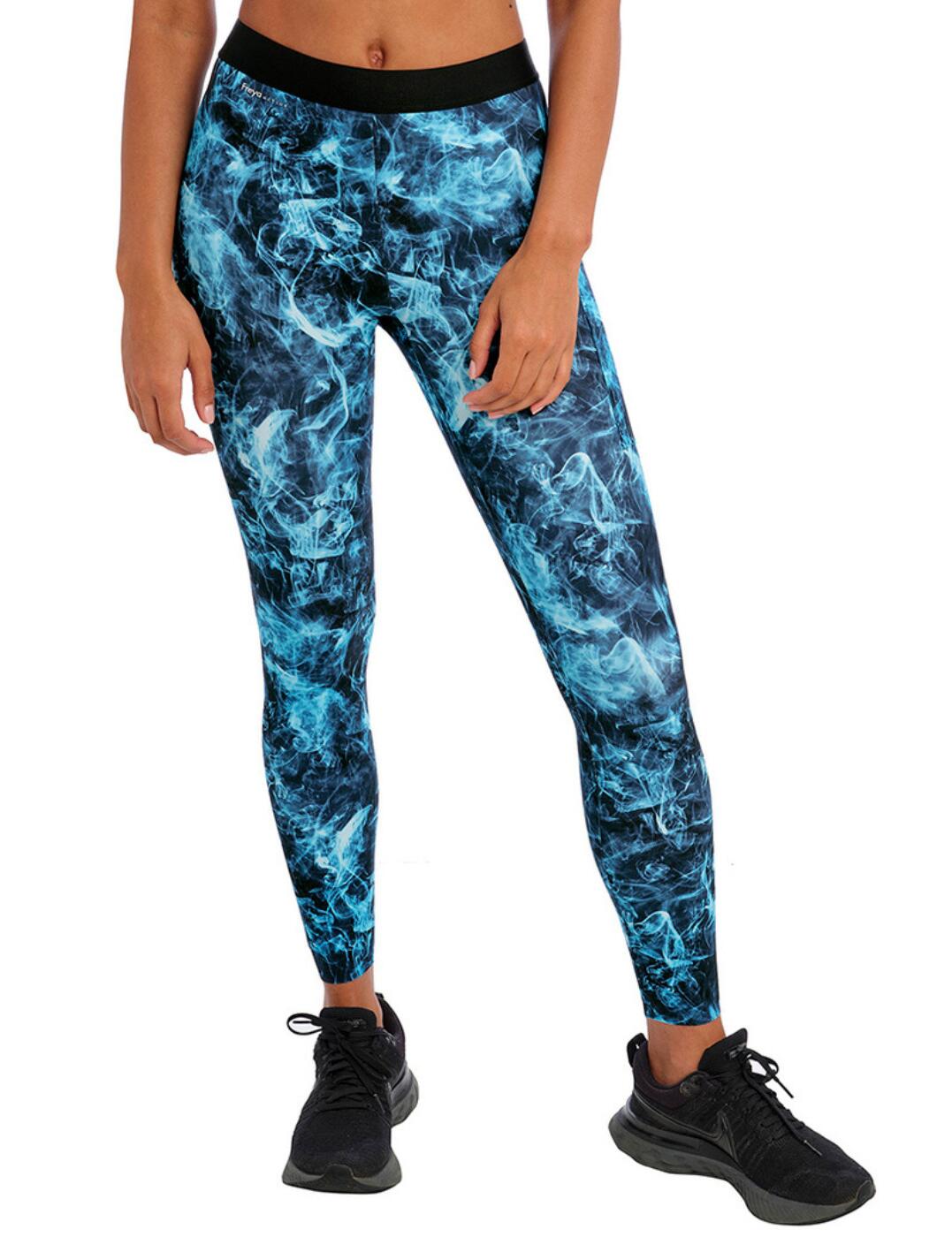 Freya Active's Ecosculpt sports leggings are designed for ultimate comfort while you are working out. The high-rise, wide elastic waistband ensures that you get a snug, secure fit that will stay in place perfectly. The moisture-wicking material is lightweight and breathable while offering all-over compression for an enhanced feeling of support. These leggings are squat-proof, so there will be no show-through no matter what for worry-free wear. A front pocket adds the finishing touch to allow you somewhere safe and secure for your phone.  High-rise waist Lightweight fabric All-over compression Front phone pocket Wide elastic waistband No show-through Country of origin: Sri Lanka Composition: 61% Recycled Nylon &pipe; 39% Elastane Listed in UK sizes  58793-103297-1350567 401251 Sports Leggings