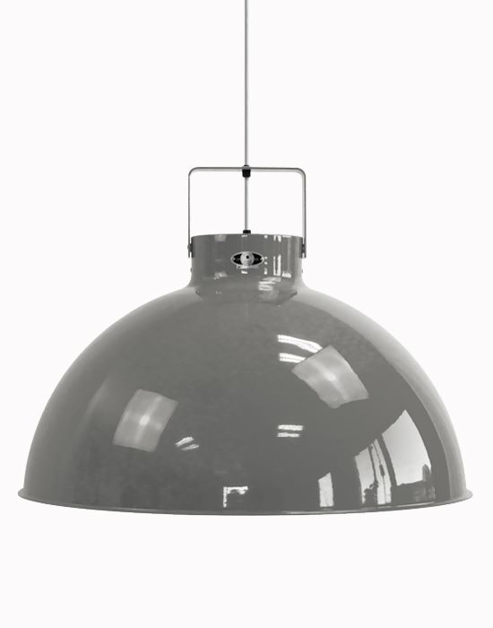 Jielde Dante Pendant Large Mouse Grey White Matt Grey Designer Pendant Lighting