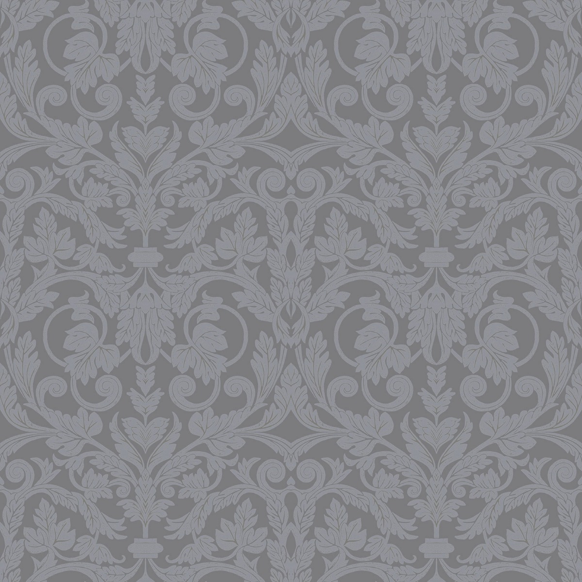 Galerie Ekbacka Damask Silver Grey Wallpaper 14006, Silver