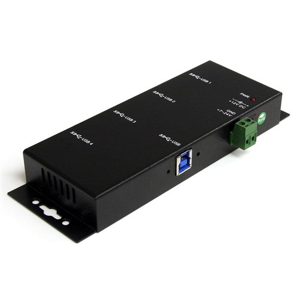 Startech.Com 4-Port Industrial Usb 3.0 Hub With Esd Protection