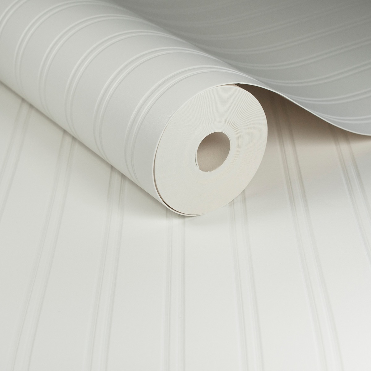 Beadboard Wallpaper White Super Fresco Paintable 17267