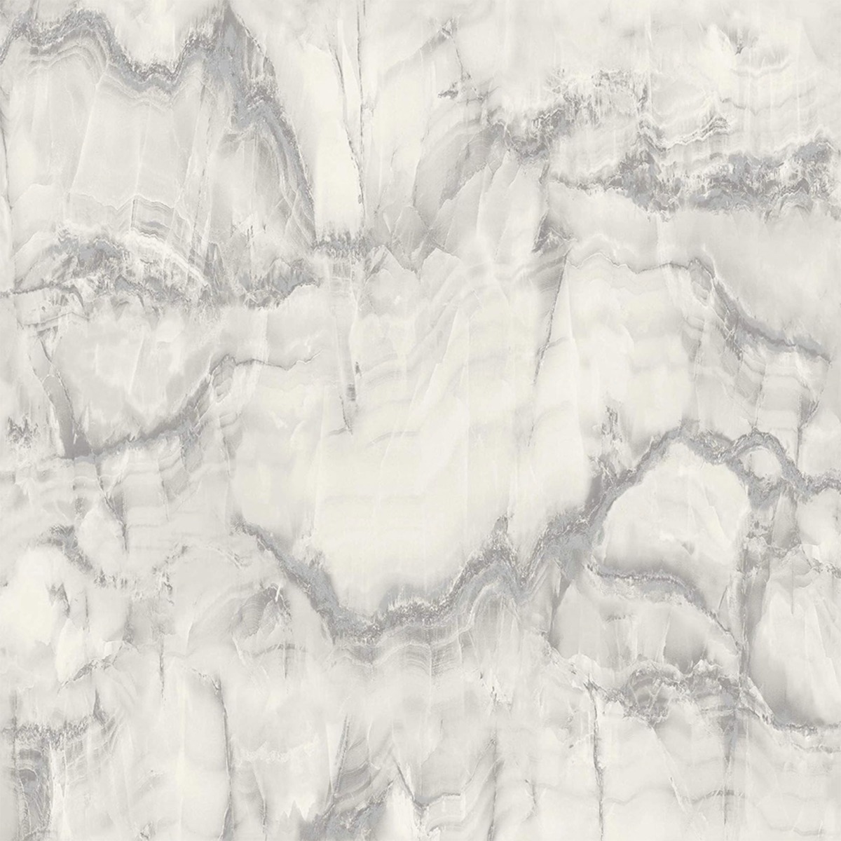 Crown Wallpapers Aura Marble Effect Wallpaper Grey Contemporary, Grey