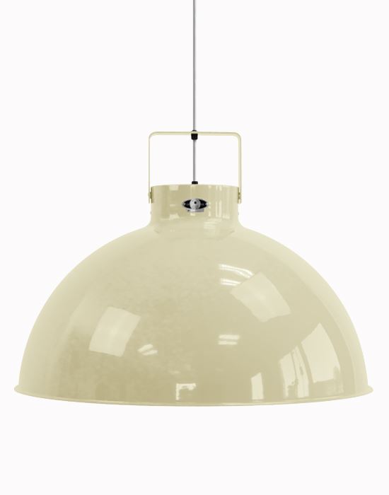 Jielde Dante Pendant Large Ivory White Gloss Cream Designer Pendant Lighting