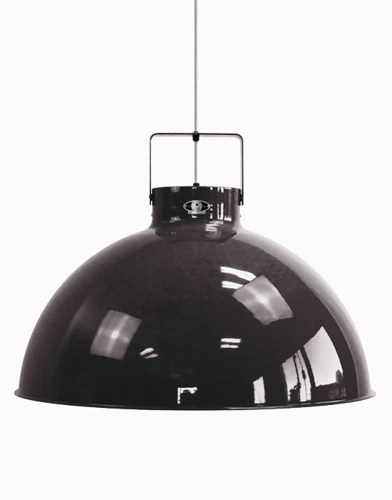 Jielde Dante Pendant Large Black White Gloss Black Designer Pendant Lighting