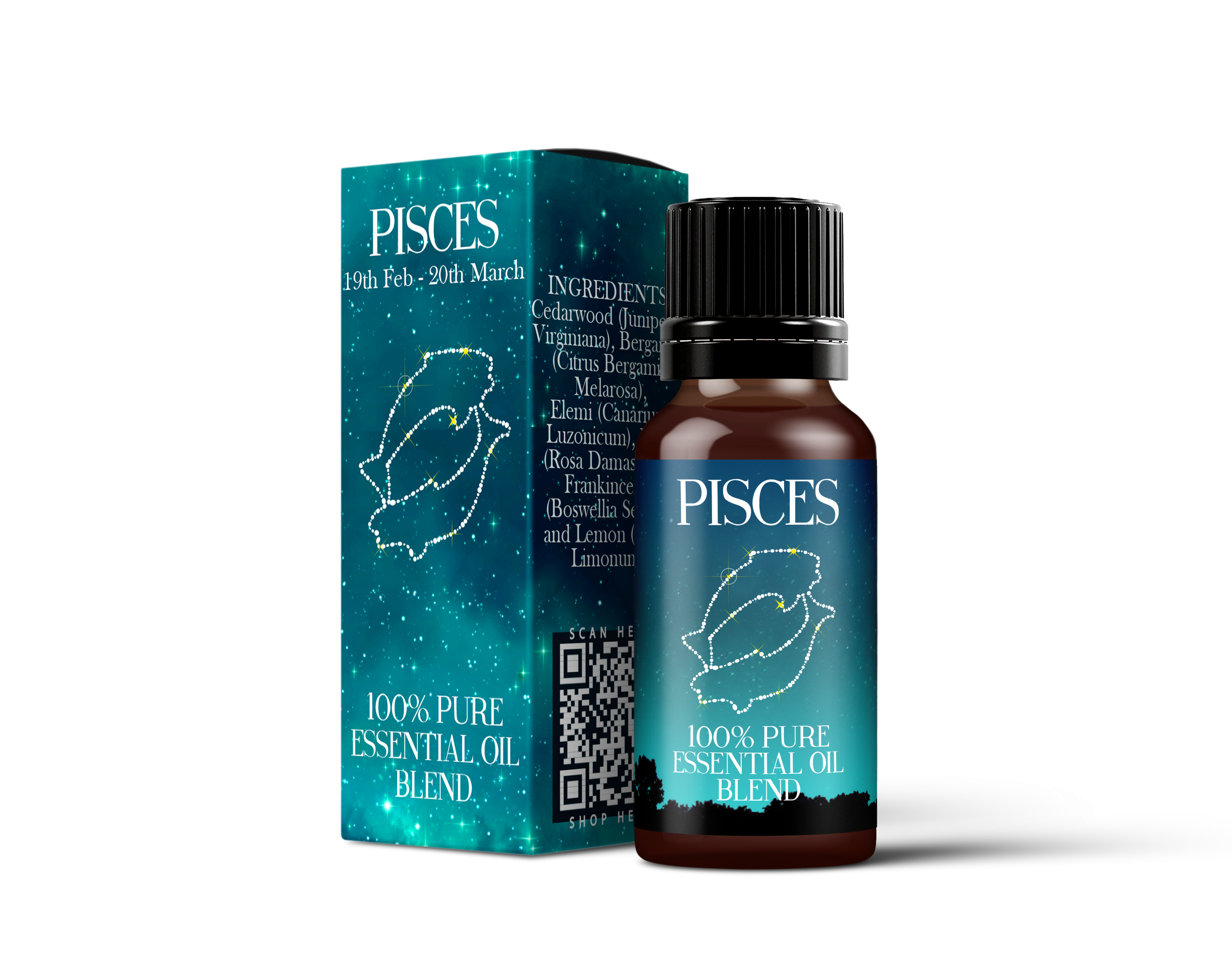 Image of Pisces - Zodiac Sign Astrology Essential Oil Blend