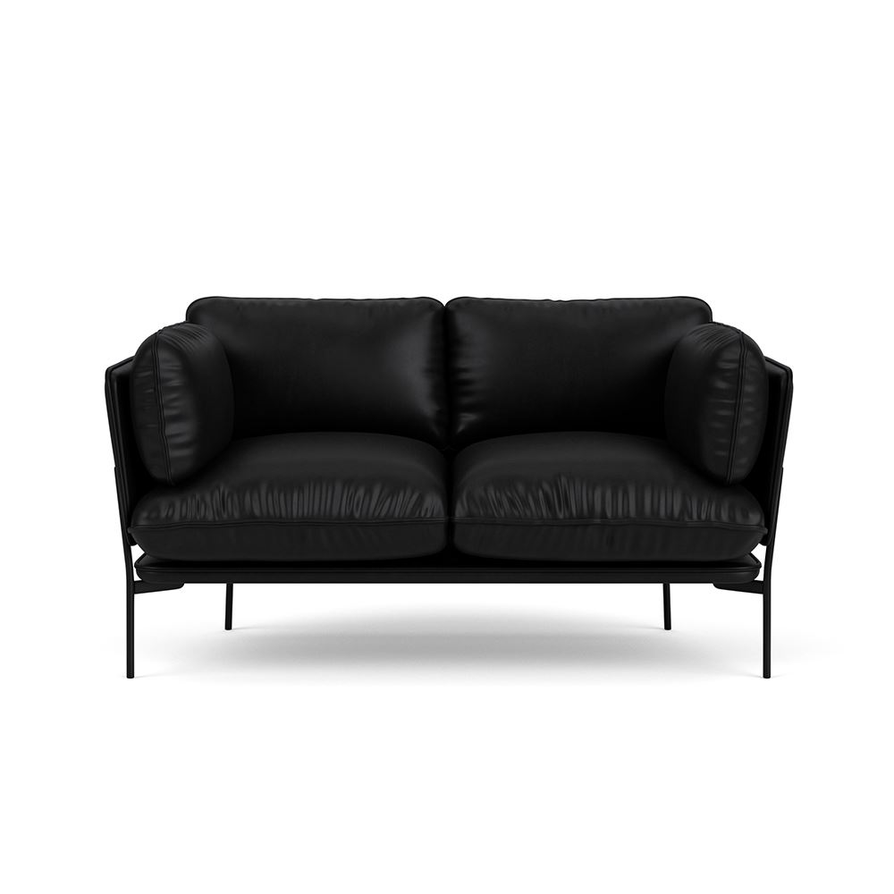 Cloud 2seater Sofa Warm Black Silk 0842