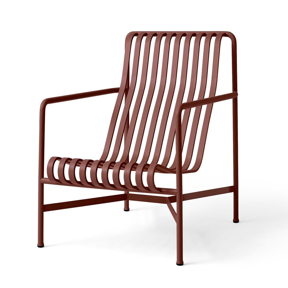 Hay Palissade Garden Lounge Chair High Iron Red Designer Furniture From Holloways Of Ludlow