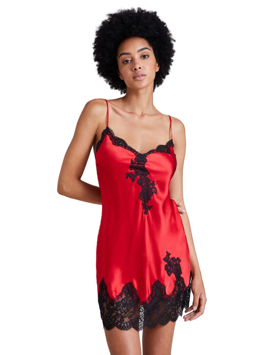 The Toi Mon Amour nightie by Aubade is effortlessly chic. Crafted from luxuriously soft silk that will seductively caress your curves for a truly flattering silhouette. The luxurious silk fabric will help you will feel cool and comfortable all night, allowing your skin to breathe so you wake up feeling refreshed and looking fabulous. The wireless design offers the utmost comfort and a natural feel. Plunging cups are adorned with delicate scalloped lace, adding to the feminine charm of this piece. A wide lace trim gives a teasing glimpse of skin.  Timeless design Wireless cups offer a natural shape and feel Plunging cups Adjustable shoulder straps Country of origin: China Composition: Main: 100% Silk Composition: Lace: 100% Polyamide Listed in UK sizes  55036-98120-1274019 QS40 Night Dress
