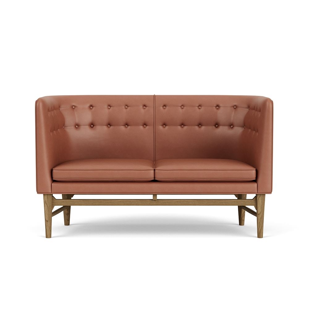 Mayor 2seater Sofa Smoked Oiled Oak Silk 0250