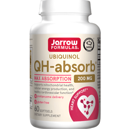 Jarrow Formulas Ubiquinol QH-absorb - 200mg / 60 Softgels