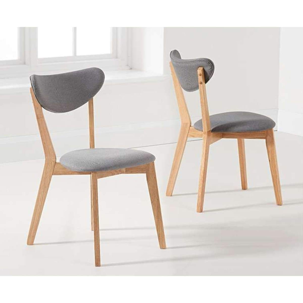 Mark Harris Pipe Seth Greyoak Cushion Back Chair Pairs