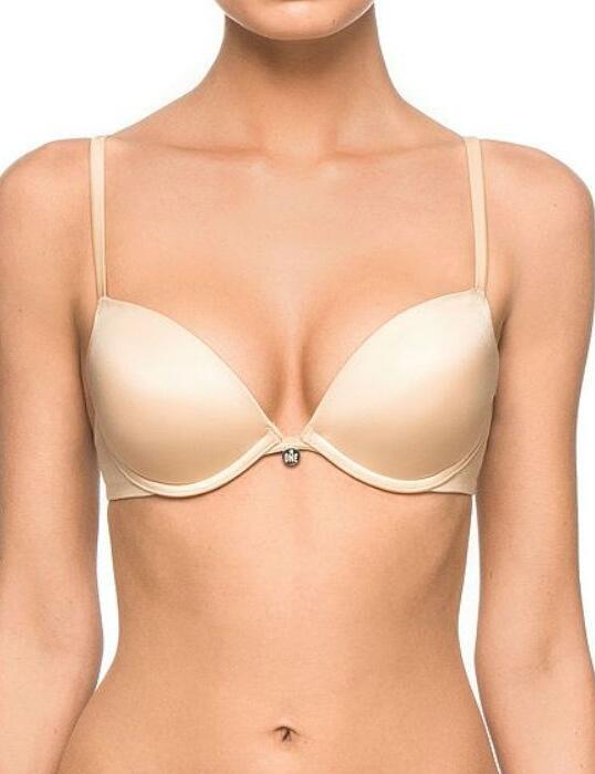 The Ultimo The One Bra is the perfect push up bra !  Push Up Bra Smooth Material Padded Foam Cups Adjustable Straps with racerback option Underwired Listed in UK Sizes  In stock now ! 22744-38997-455019 030103 Plunge bra