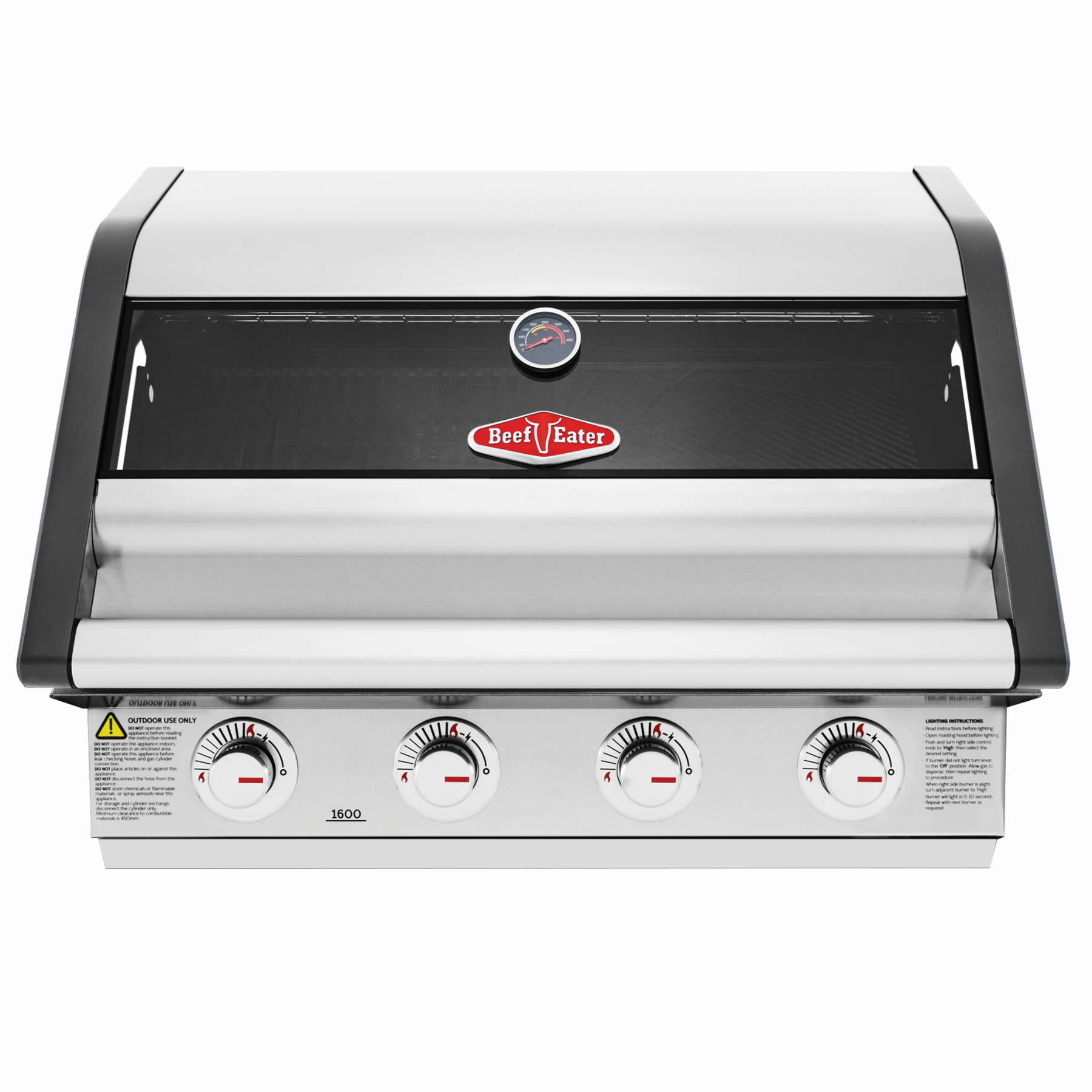 BeefEater 1600S Series 4 Burner Build In Gas Barbecue