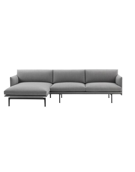 Outline Sofa With Chaise Longue