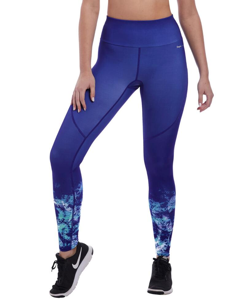 Freya's Kinetic collection is ideal for any workout! These leggings are carefully crafted with fit, shape and light control in mind. Made from soft fabric that is both lightweight and stretchy, these leggings are a fantastic match with any Freya sports bra. A fabulous print adorns the lower leg of these leggings and the wide waistband with deep elastic helps to support the torso and provide greater comfort.  Beautiful, feminine design Comfortable fit Wide waistband with deep elastic Composition:- 48% Polyamide &pipe; 22% Elastane &pipe; 30% Polyester  Listed in UK sizes  46789-85668-1143327 4015 Leggings