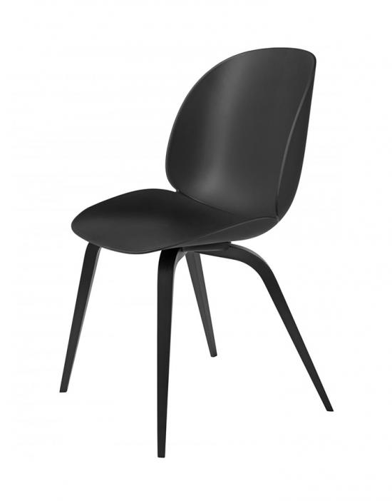 Beetle Dining Chair Wood Base Unupholstered