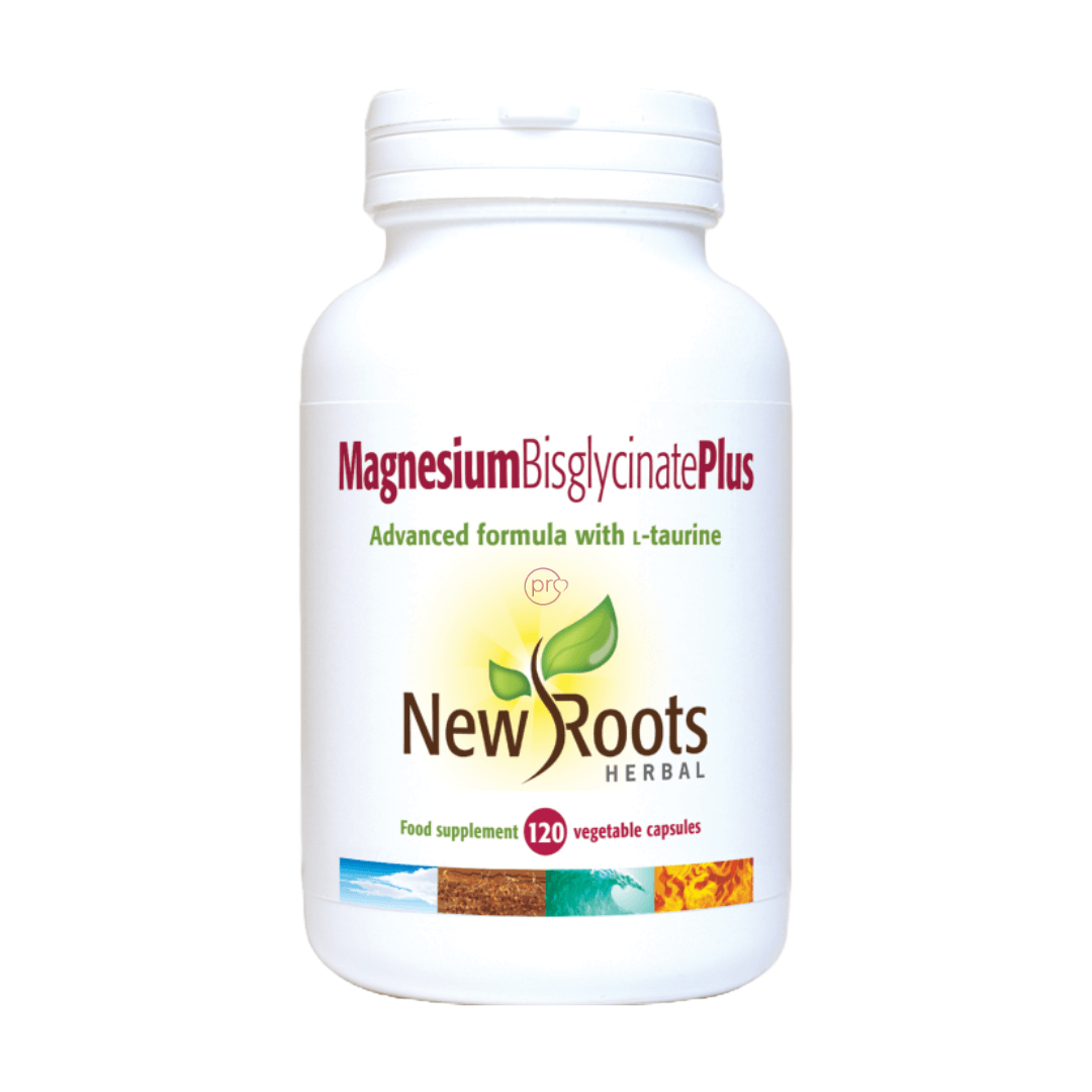 Magnesium Bisglycinate Plus (120 capsules) - New Roots Herbal