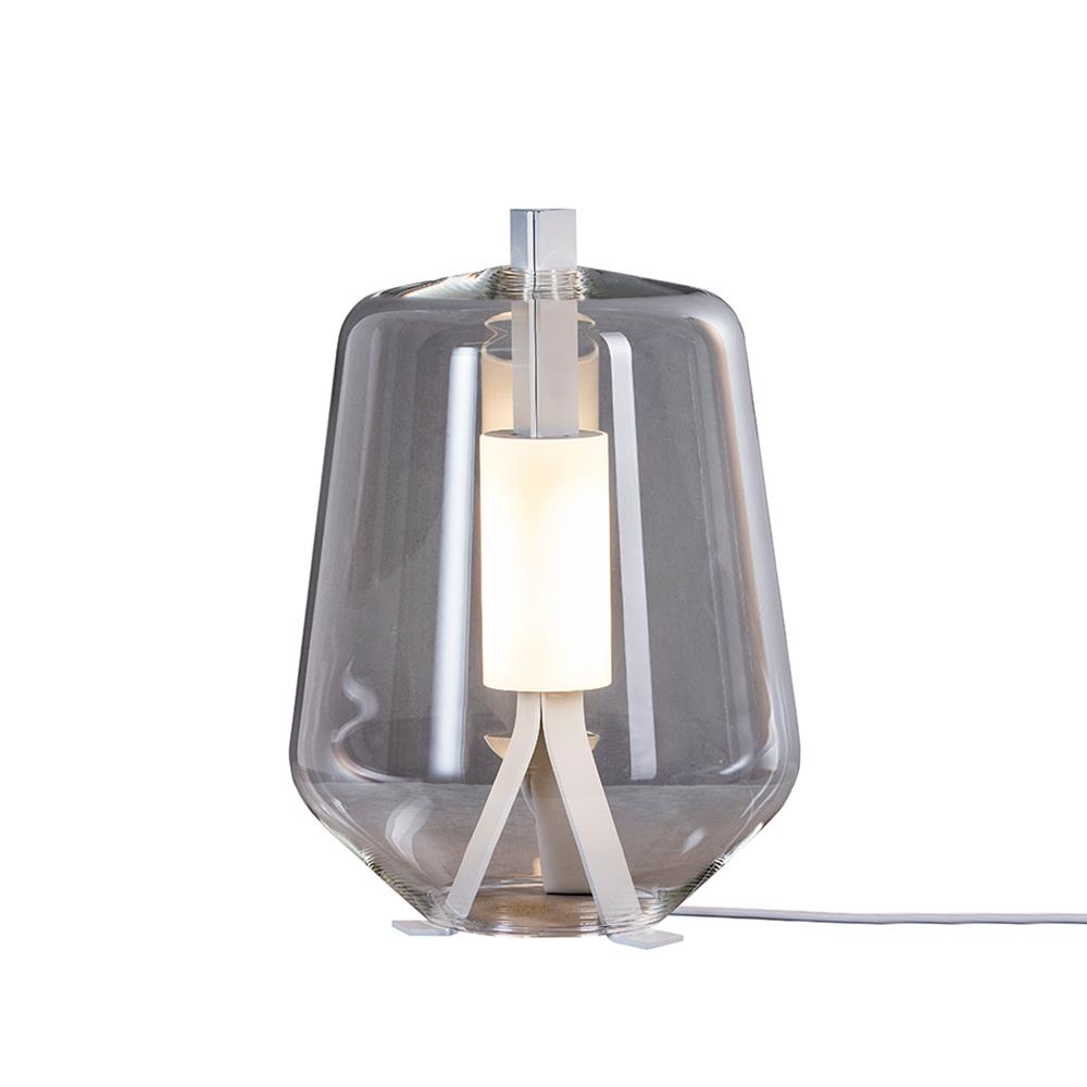 Luisa Table Light Large Silver Brass Fittings