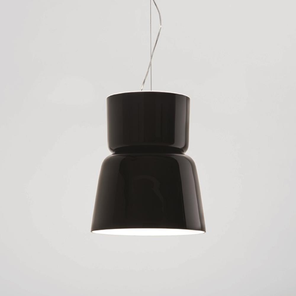 Prandina Bloom Pendant Black Copper White Inside Designer Pendant Lighting