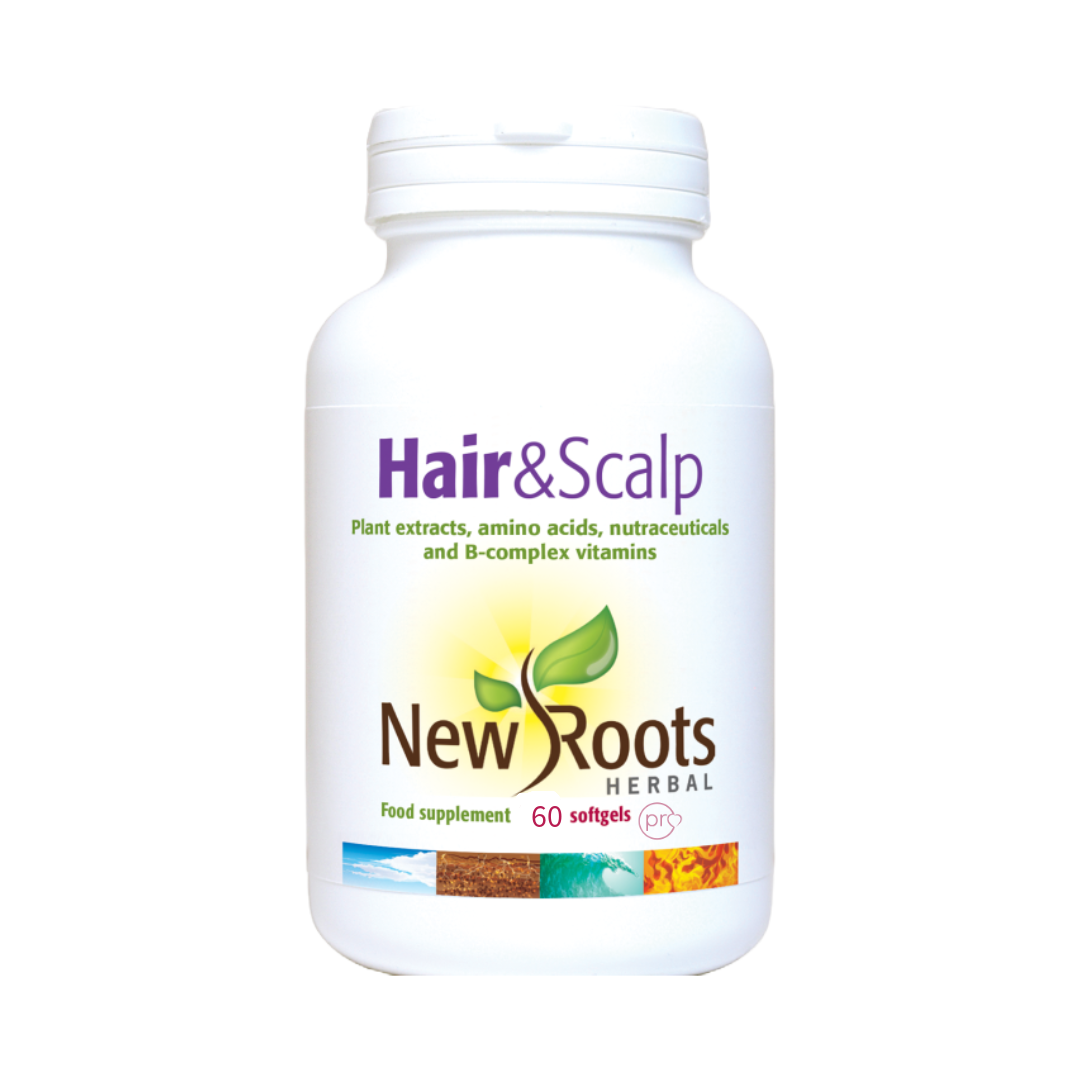Hair & Scalp (60 softgels) - New Roots Herbal